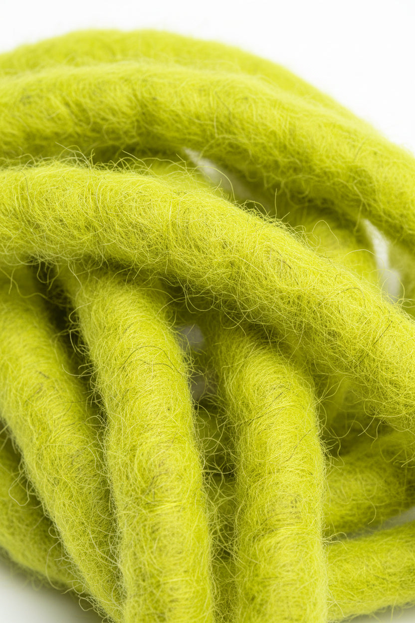 Slime Colored Blacklight reactive Dreadlocks